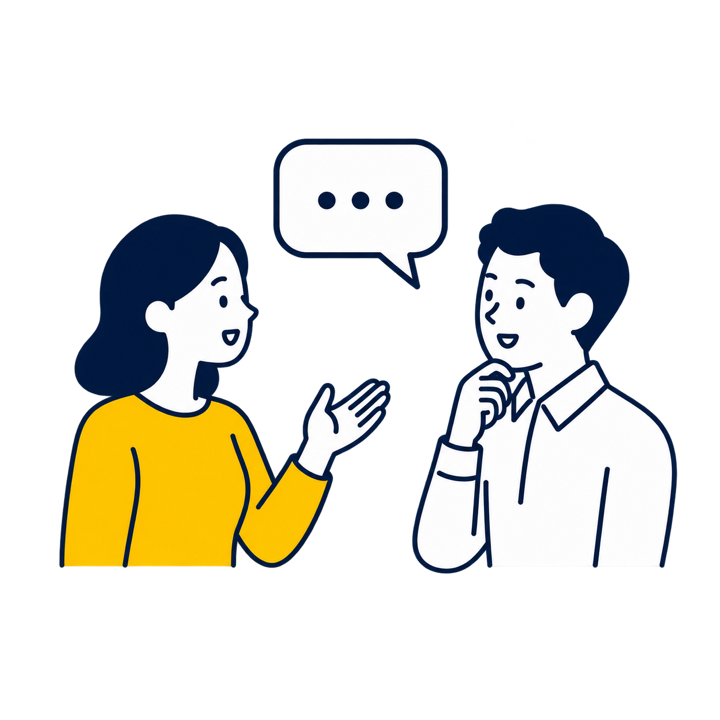 ご相談とヒアリングのイラスト